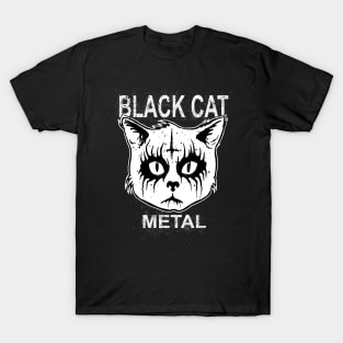 BLACK METAL CAT T-Shirt